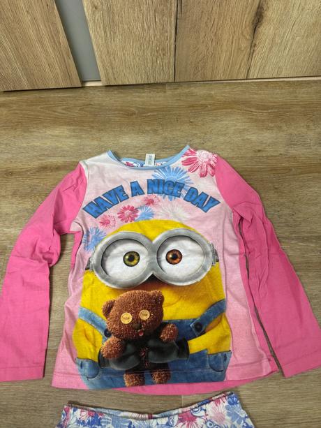 Pyžamo mimoni a pyžamové nohavice minnie, disney,122