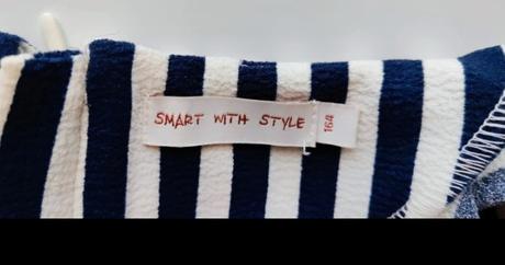 Dievčenský pásikavý overal smart with style, 164