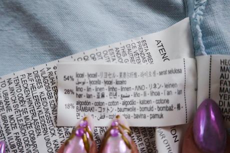 Mäkkučký ľanový riflový top zara, zara,s