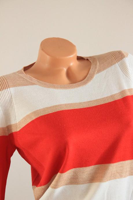 Pásikavý sveter, s/m, s