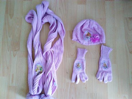 Zimný set-čiapka+rukavice+šál, disney,98