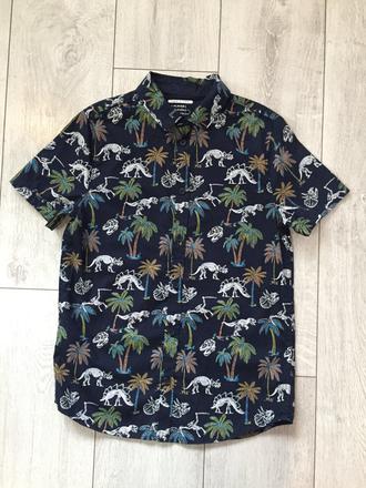 Chlapčenska košela dinosaurus 11-12 rokov, f&f,152