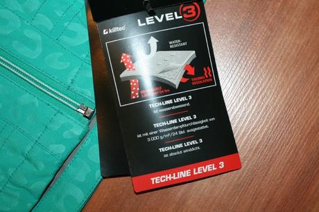 Turistická bunda killtec 36, 36