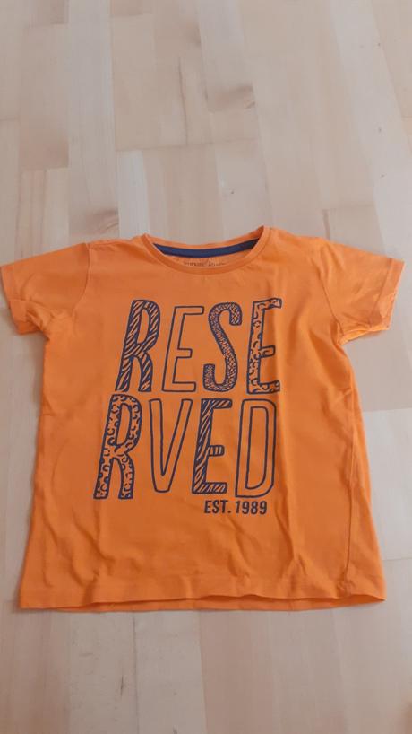 Tričko 104 orange, reserved,104