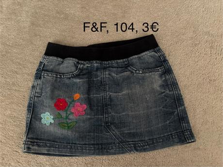 Riflová sukňa, f&f,104