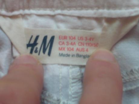 Sukňa, h&m,104