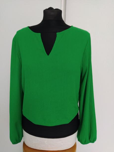 Zelená blúzka, sinsay,s