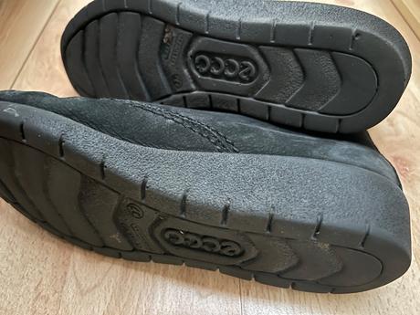 Semišové prechodné zachovalé topánky, ecco,37