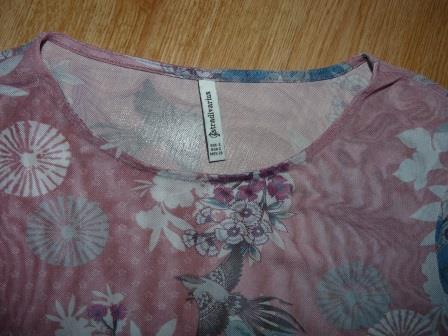 Kvetovy priesvitny top, stradivarius,s