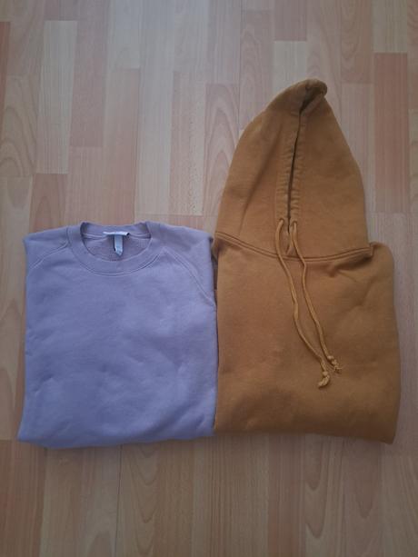 2x mikina, h&m,l