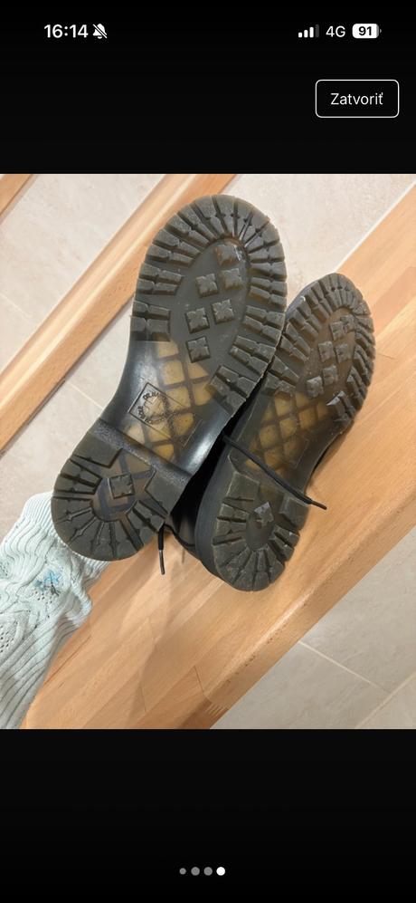 Kožené topánky dr. martens, 38