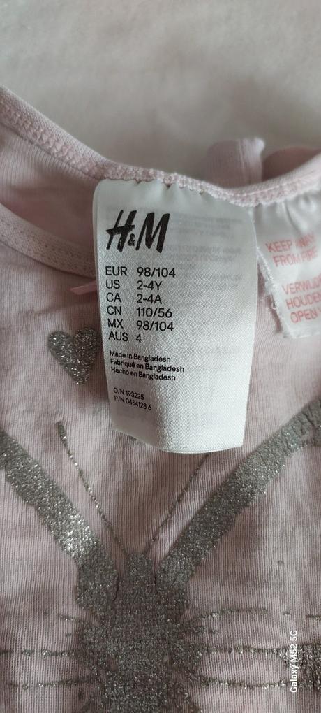 Pyzamo 3ks, h&m,98