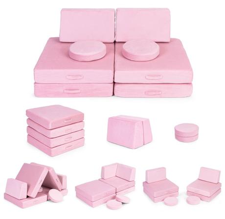 Rozkladacia modulárna pohovka pre deti, 8 častí, 