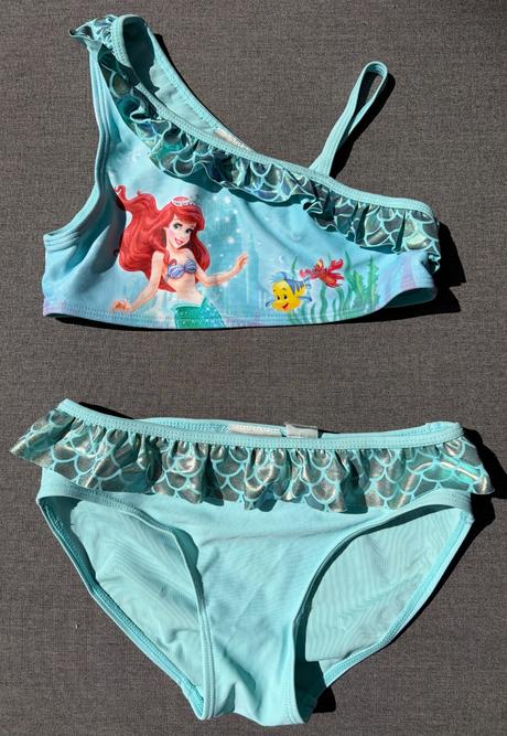 Dvojdielne plavky s motívom ariel, h&m,122