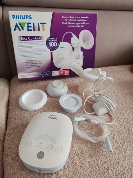 Elektrická odsávačka avent, 