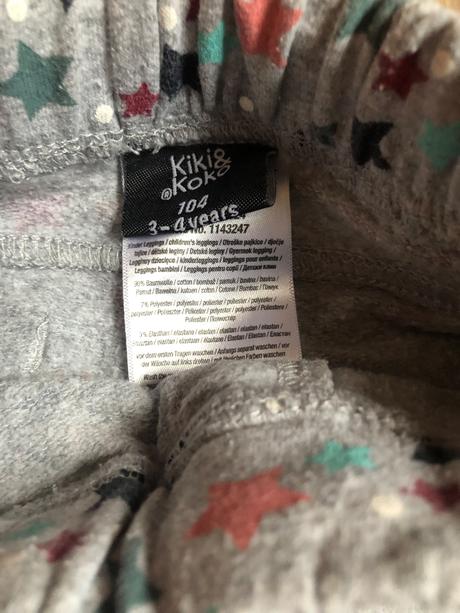 Teplejšie jegginsy veľ 110, kiki&koko,110