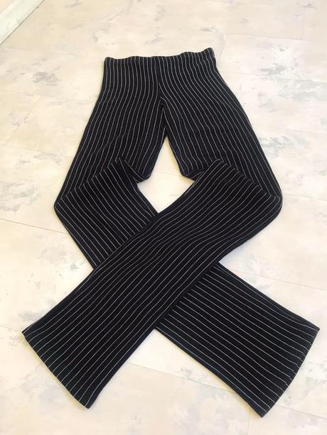 Strečové pevné hrubšie legíny, l