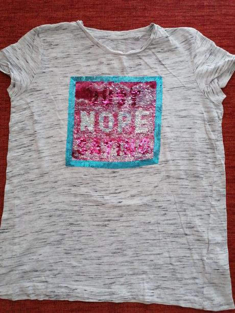 Tričko s flitermi 158/164, c&a,158