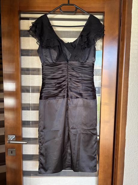 Slávnostné saténové šaty - m/l, m