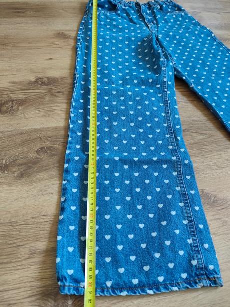 Srdiečkové rifle, v páse posuvná guma, pepco,158