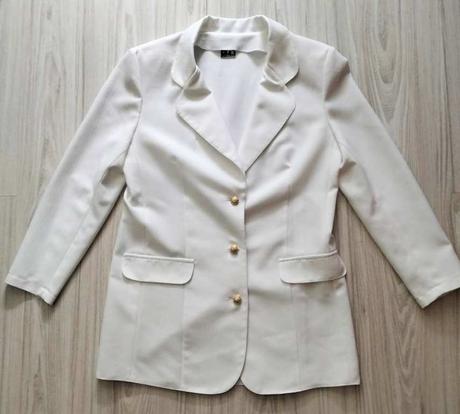 Biele spoločenské sako, v. l/xl, xl