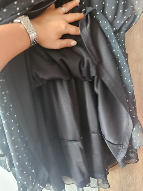 Bodkovaný šaty, takko,44