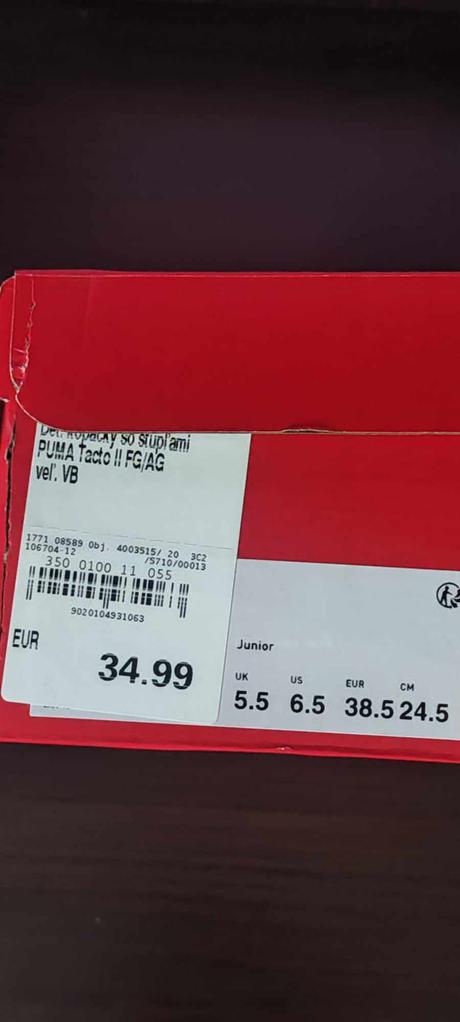 Kopačky, puma,38