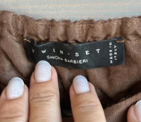 Luxusné ľanové šaty twin-set simona barbieri, m