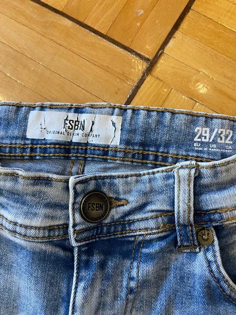 Pánske slim-fit rifle fsbn (new yorker) veľkosť 29, fishbone,s