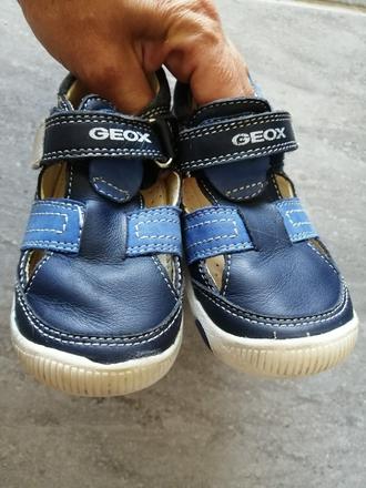 Kožené sandálky geox v25, vd 15,5 cm max, geox,25