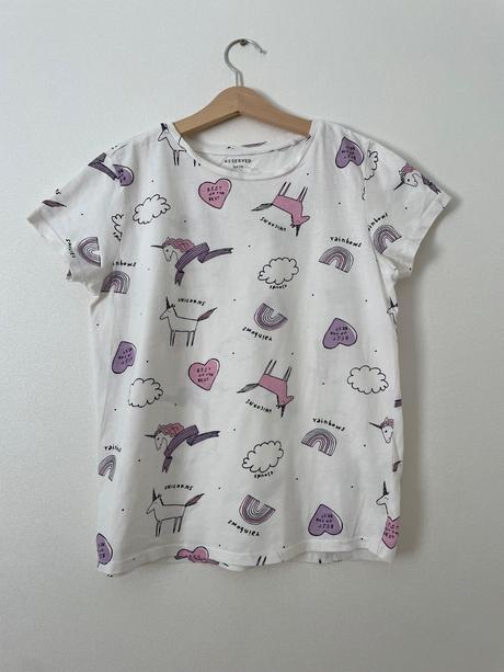 Tričko s jednorožcami, reserved,164