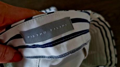 Krasna teplejsia pasikova suknicka super stav, pietro filipi,38