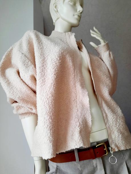 Mango svetrik so zipsom, mango,m