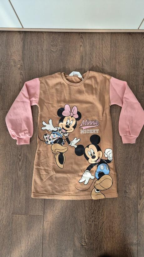 Oteplené mikinošaty next, h&m,122