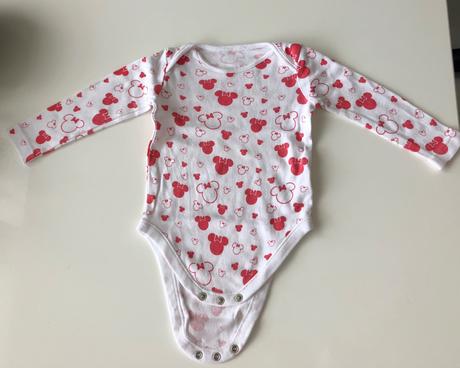 Body minnie 9-12 mes, f&f,80