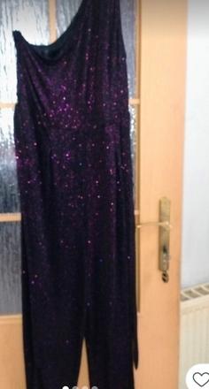 Fialovo trblietavy overal, george,46