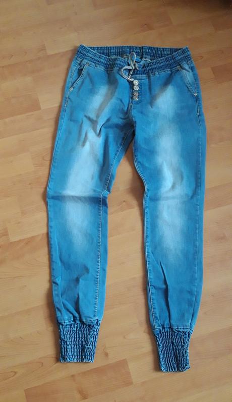 Letné rifle cargo a tričko l/xl, l