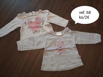 Tričko s dlhým rukávom, 68