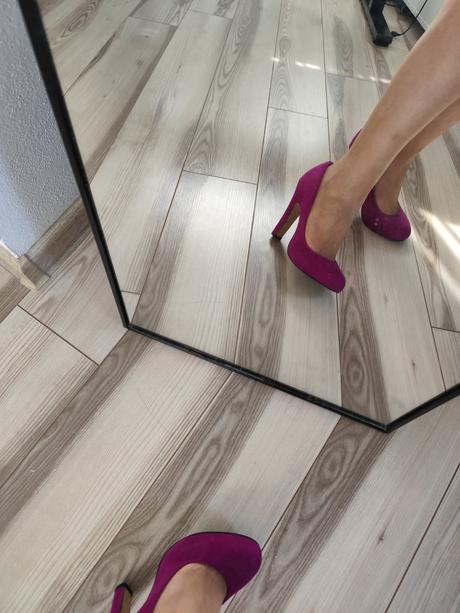 Cyklámenová lodičky vera pelle, 36