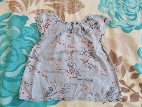 Blúzka na leto, denim,104