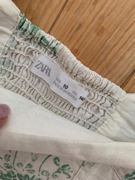 Crop top z lanu, zara,140