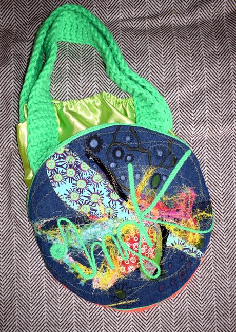 Pletená taška- kabelka, 