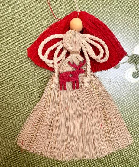 Macramé ozdoby anjeli, 