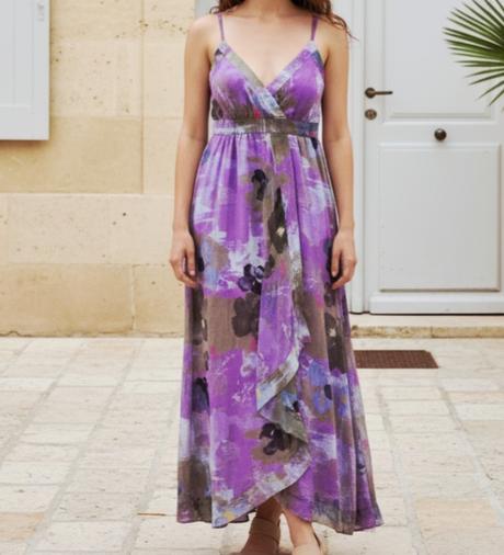 Krásne lahulinké fialové šaty, 36