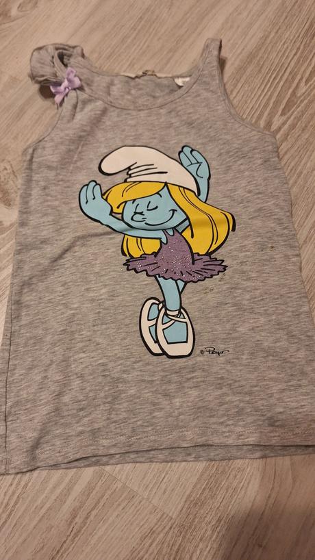 Tielko so šmoulinkou, h&m,122