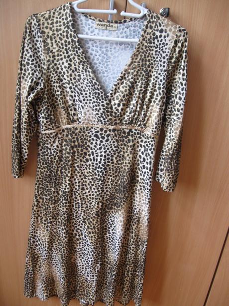 Dámske tigrované šaty, s, s