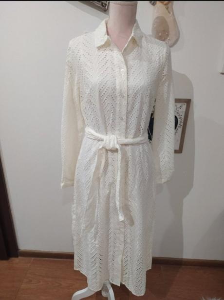 Košeľové šaty z madeiry, 38