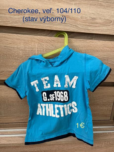 Tričko s kapucňou cherokee veľ. 104/110, cherokee,104