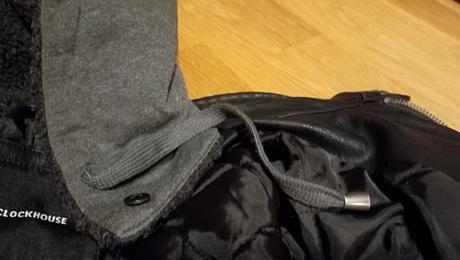 Pánska, chlapčenská koženkova bunda, c&a,xs