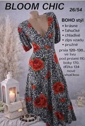 Náderné šaty bloom chic, 54